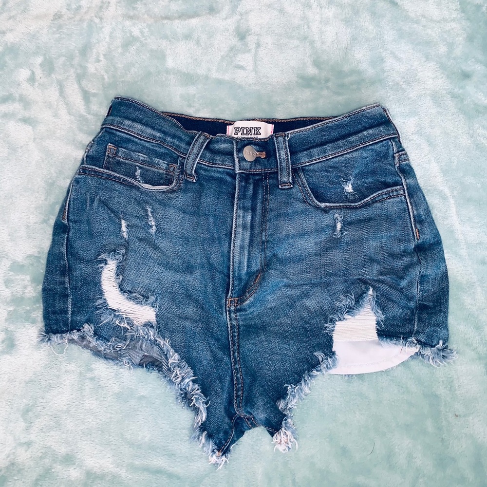 PINK Victoria’s Secret Jean Shorts